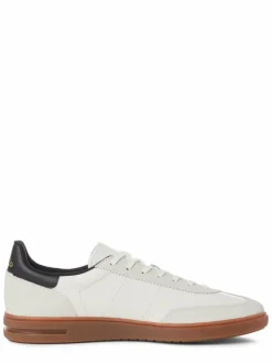 Polo Ralph Lauren Freizeit-Schuhe|Sneaker<Herren Sneaker mit Leder-Anteil - Bedford weiß hellgrau uni