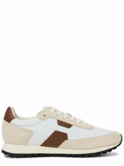 BOSS Freizeit-Schuhe|Sneaker<Herren Sneaker mit Leder-Anteil - Parkour Runn weiß uni