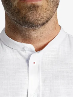 BABISTA Hemden<Herren Stehkragenhemd - VITTORINO weiß uni