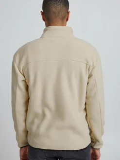 BLEND Sweatshirts & Sweatjacken<Herren Stehkragenpullover beige uni