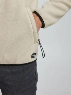 BLEND Sweatshirts & Sweatjacken<Herren Stehkragenpullover beige uni