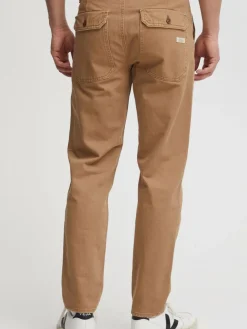 BLEND Hosen<Herren Stoffhose braun uni