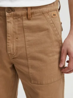 BLEND Hosen<Herren Stoffhose braun uni