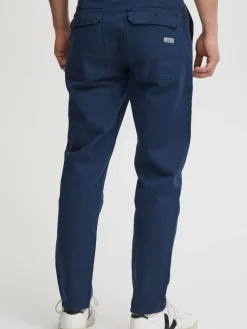 BLEND Hosen<Herren Stoffhose blau uni