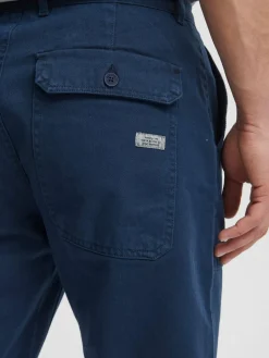 BLEND Hosen<Herren Stoffhose blau uni