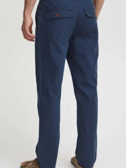 BLEND Hosen<Herren Stoffhose blau uni