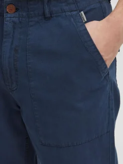 BLEND Hosen<Herren Stoffhose blau uni