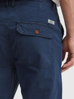 BLEND Hosen<Herren Stoffhose blau uni
