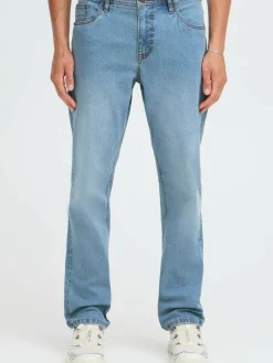 Solid Jeans<Herren Straight-Jeans - SDPAYDO hellblau uni
