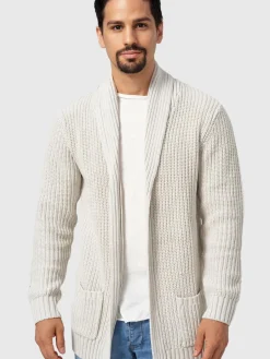 Indicode Pullover & Strickjacken<Herren Strickjacke - Anaheim beige sand uni