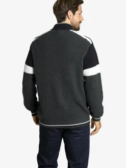 Jan Vanderstorm Pullover & Strickjacken<Herren Strickjacke - ANVE grau gemustert