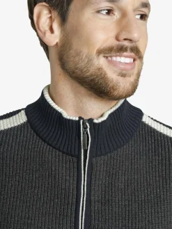 Jan Vanderstorm Pullover & Strickjacken<Herren Strickjacke - ANVE grau gemustert