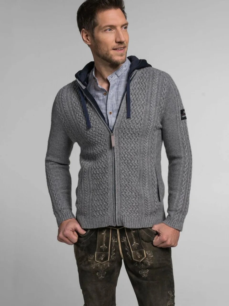 Herren Spieth & Wenksy Pullover & Strickjacken>Herren Strickjacke - Athan