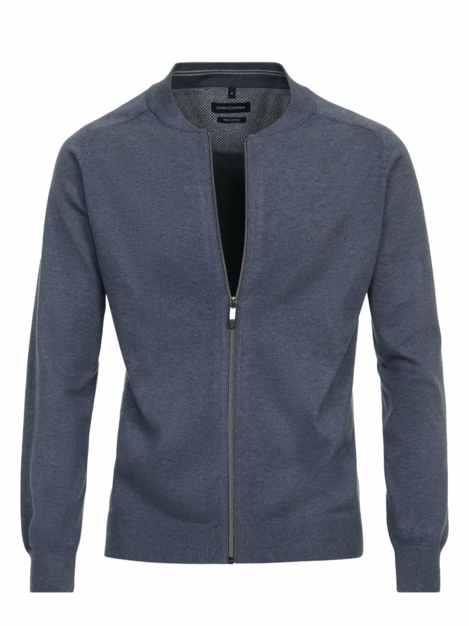 CASAMODA Pullover & Strickjacken<Herren Strickjacke - Basic blau uni