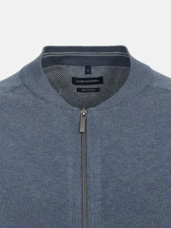 CASAMODA Pullover & Strickjacken<Herren Strickjacke - Basic blau uni