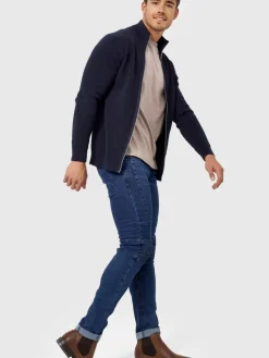 Indicode Pullover & Strickjacken<Herren Strickjacke - Dodson marine uni