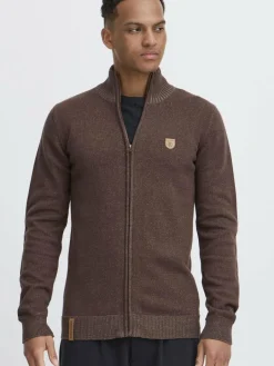Indicode Pullover & Strickjacken<Herren Strickjacke - IDAndy braun gemustert