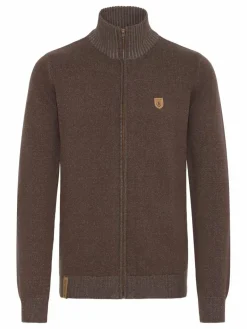 Indicode Pullover & Strickjacken<Herren Strickjacke - IDAndy braun gemustert