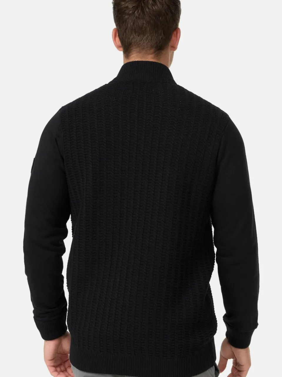 Indicode Pullover & Strickjacken<Herren Strickjacke - INCason schwarz uni