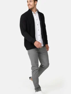 Indicode Pullover & Strickjacken<Herren Strickjacke - INCason schwarz uni