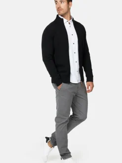 Indicode Pullover & Strickjacken<Herren Strickjacke - INLut schwarz uni