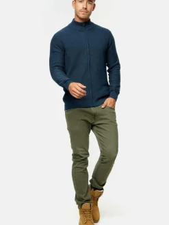 Indicode Pullover & Strickjacken<Herren Strickjacke - INWestmoon marine uni