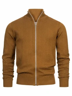 Herren Kronstadt Pullover & Strickjacken>Herren Strickjacke - KSCarlo Zip
