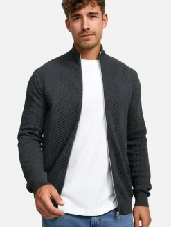 Herren Kronstadt Pullover & Strickjacken>Herren Strickjacke - KSCarlo Zip