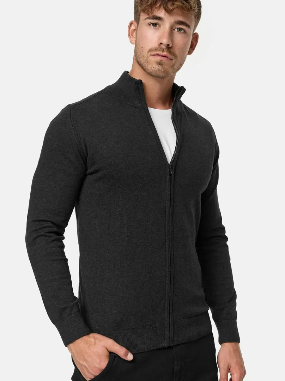 Herren Indicode Pullover & Strickjacken>Herren Strickjacke - Lau