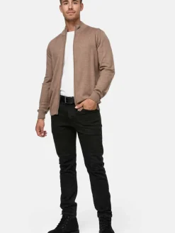 Indicode Pullover & Strickjacken<Herren Strickjacke - Lau beige uni