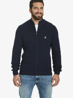 Jan Vanderstorm Pullover & Strickjacken<Herren Strickjacke - NORANDER blau uni