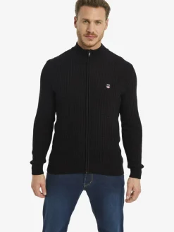 Jan Vanderstorm Pullover & Strickjacken<Herren Strickjacke - ONERVA schwarz uni