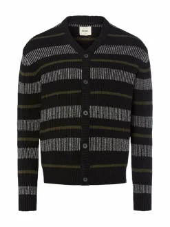 Redefined Rebel Pullover & Strickjacken<Herren Strickjacke - RRMiller schwarz mehrfarbig gestreift