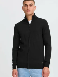 Solid Pullover & Strickjacken<Herren Strickjacke - SDAKALAS schwarz uni