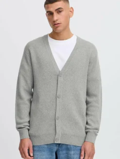 Solid Pullover & Strickjacken<Herren Strickjacke - SDFINTO grau uni