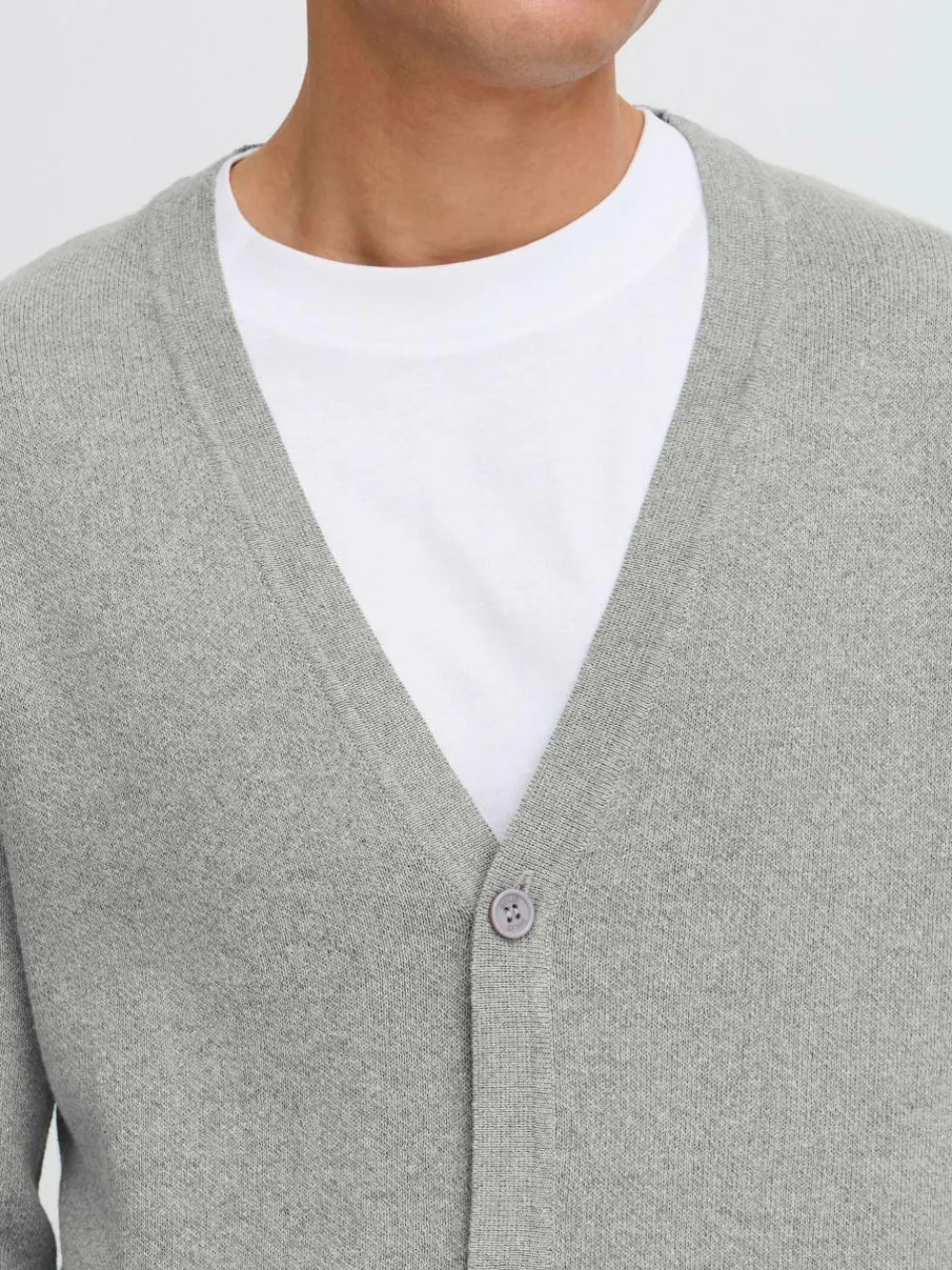 Solid Pullover & Strickjacken<Herren Strickjacke - SDFINTO grau uni