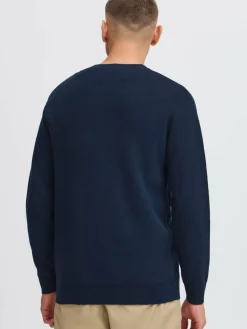 Solid Pullover & Strickjacken<Herren Strickjacke - SDFINTO blau uni