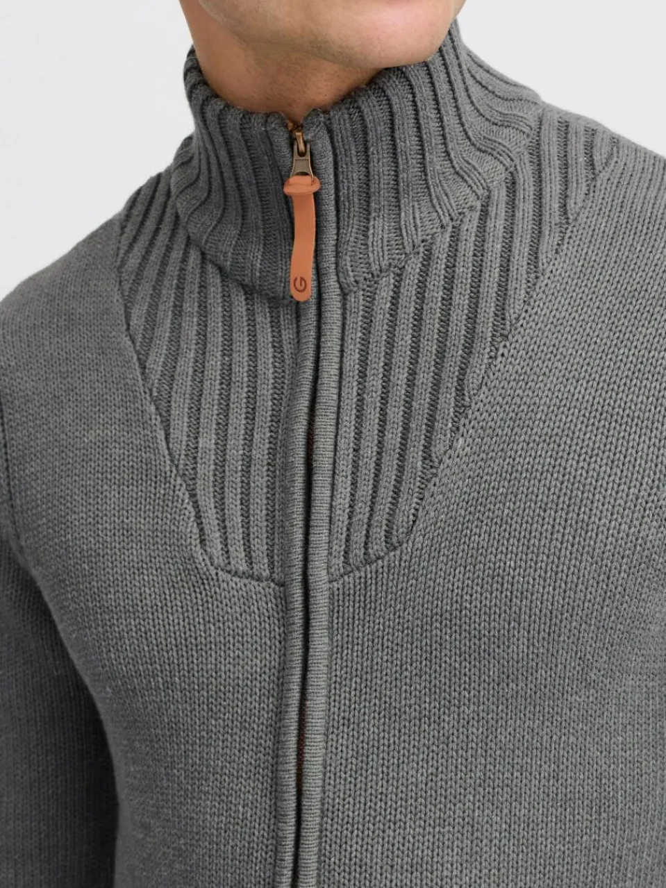 Solid Pullover & Strickjacken<Herren Strickjacke - SDPoul grau uni