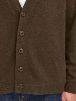 Solid Pullover & Strickjacken<Herren Strickjacke - SDRICK braun uni