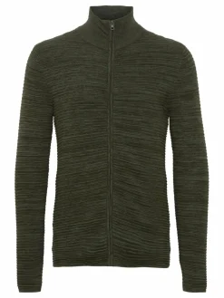 Solid Pullover & Strickjacken<Herren Strickjacke - SDStruan grün meliert
