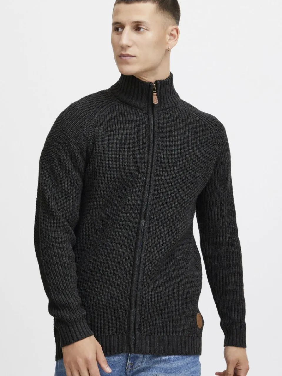 Solid Pullover & Strickjacken<Herren Strickjacke - SDXenos grau uni