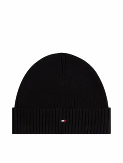 Tommy Hilfiger Mützen & Caps<Herren Strickmütze schwarz uni