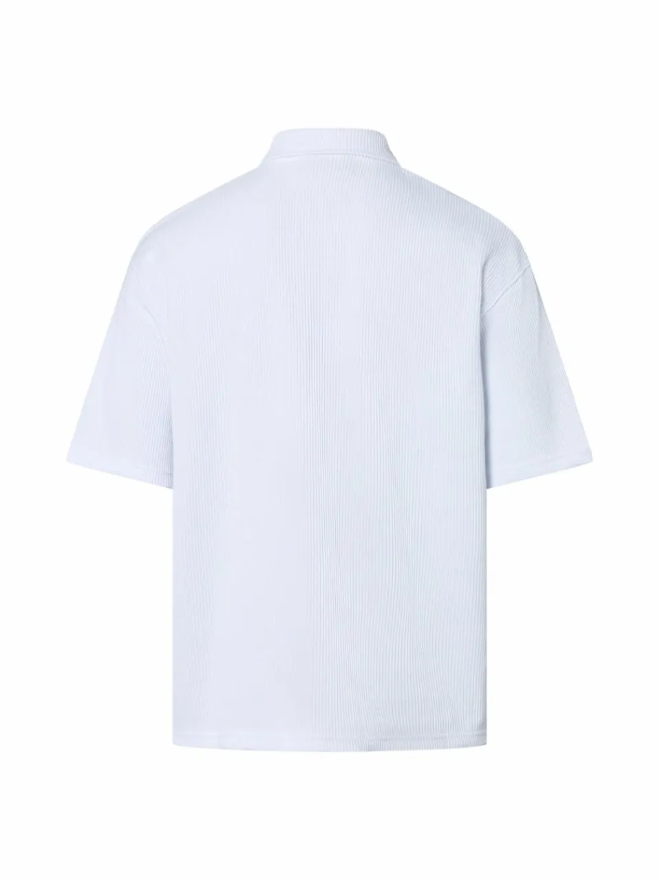 PEGADOR Poloshirts<Herren Strickpoloshirt - Signar weiß uni