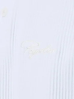 PEGADOR Poloshirts<Herren Strickpoloshirt - Signar weiß uni