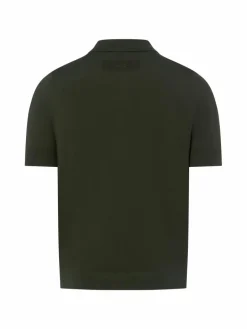 HUGO Poloshirts<Herren Strick-Poloshirt - San Peter oliv uni
