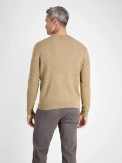 LERROS Pullover & Strickjacken<Herren Strickpullover kastanie uni