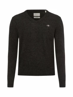Gant Pullover & Strickjacken<Herren Strickpullover anthrazit uni