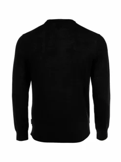 Armani Exchange Sweatshirts & Sweatjacken<Herren Strickpullover schwarz uni