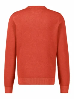 LERROS Pullover & Strickjacken<Herren Strickpullover rot uni