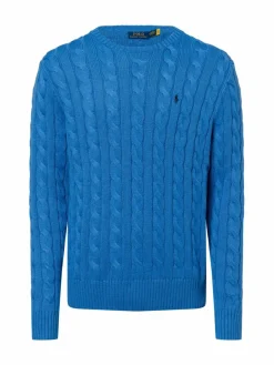 Polo Ralph Lauren Pullover & Strickjacken<Herren Strickpullover blau uni